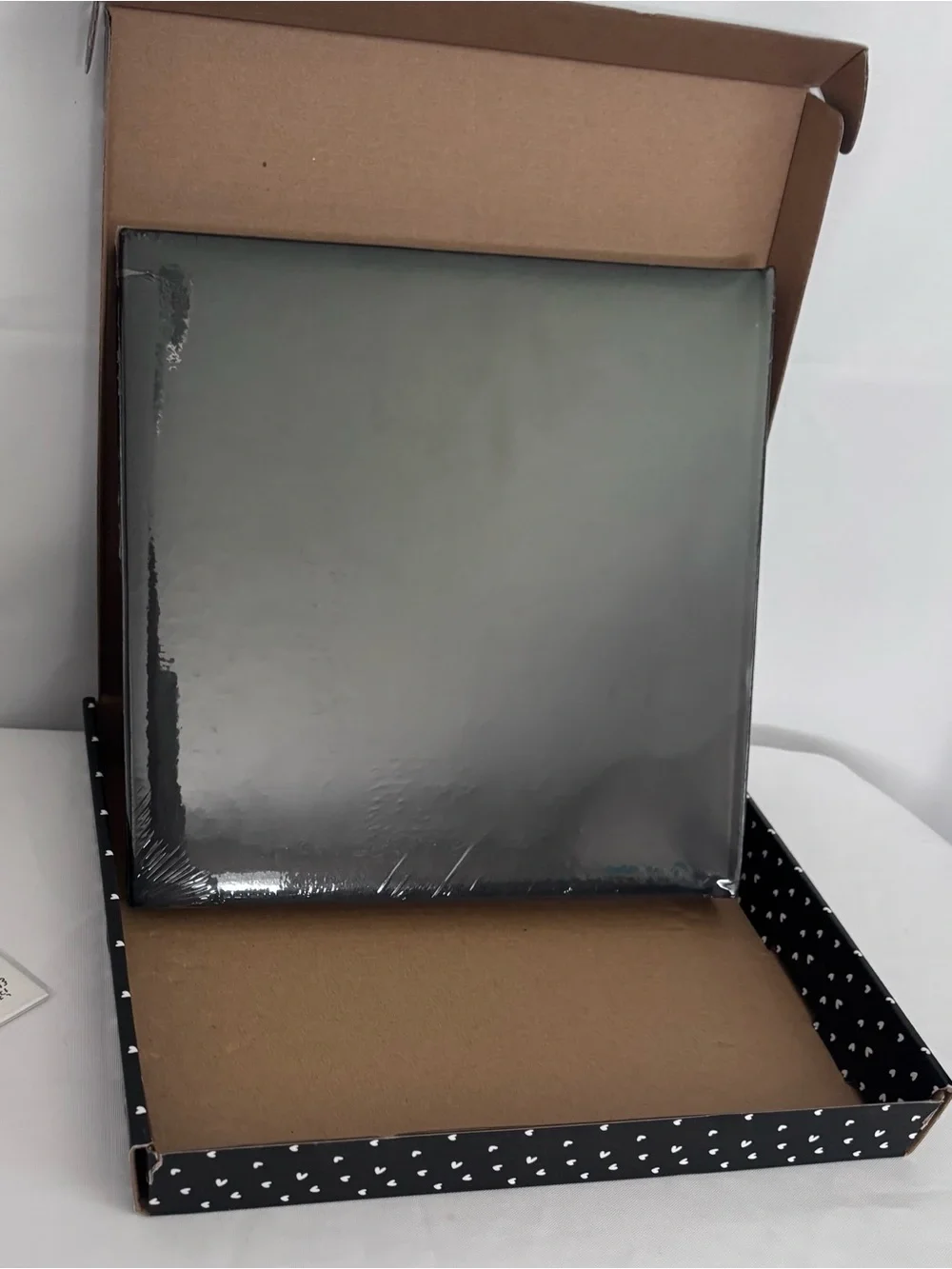 Scrapbook Photo Album DIY Black Leather Album and Stickers